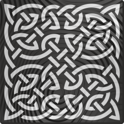 Square Celtic Coaster 1