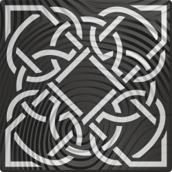 Square Celtic Coaster 18